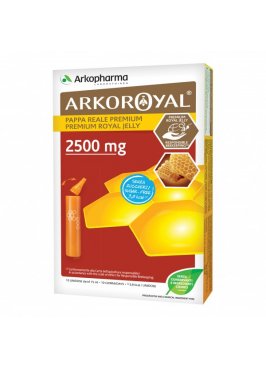 ARKOROYAL PAPPA REALE 2500 MG SENZA ZUCCHERO 10 FIALE