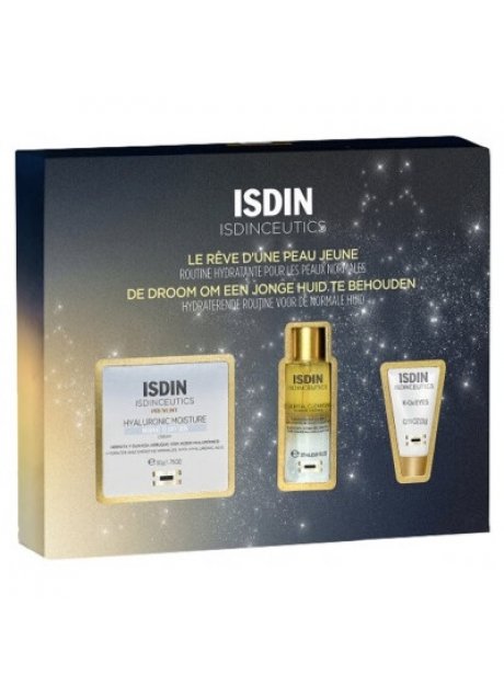 ISDINCEUTICS PACK RUTINA NORM NAVIDAD 2023 1 CREMA 50 ML + 1CONTORNO OCCHI 3 ML + 1 DETERGENTE 27 ML