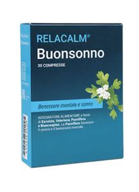 BUONSONNO LABORATORIO DELLA FARMACIA 30 COMPRESSE LINEA RELACALM BUONSONNO LABORATORIO DELLA FARMACIA 30 COMPRESSE LINEA RELACALM