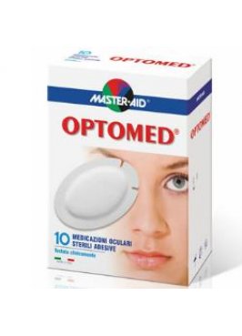 GARZA OCULARE MEDICATA MASTER-AID OPTOMED SUPER 10 PEZZI