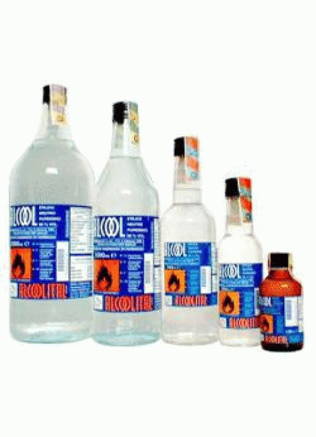 ALCOOL ETILICO PURO 96% 2 LITRI