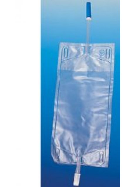 SACCA PER URINA DA GAMBA PVC CON TUBO RACCORDO 10 CM PER COLLEGAMENTO COSCIA CAPACITA' 750 ML VALVOLA ANTIREFLUSSO 30 PEZZI