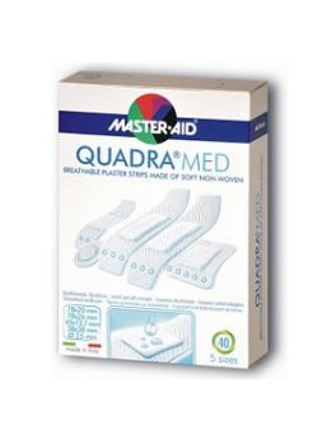 CEROTTO MASTER-AID QUADRA DERMOATTIVO FORMATI ASSORTITI 40 PEZZI