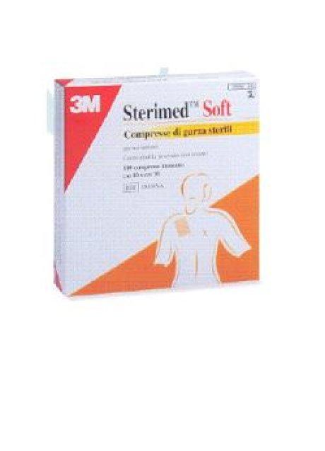 GARZA COMPRESSA STERIMED SOFT IN TESSUTO NON TESSUTO STERILE10X10CM 100 PEZZI