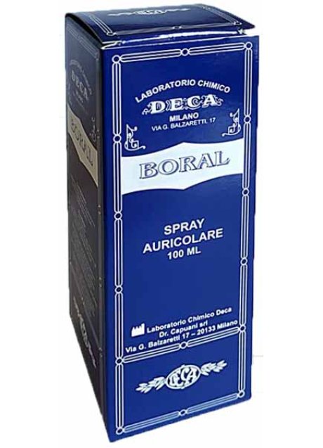 BORAL SPRAY AURICOLARE 100 ML BORAL SPRAY AURICOLARE 100 ML