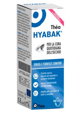 HYABAK PROTECTOR SOLUZIONE OFTALMICA SODIO IALURONATO 0,15%FLACONE 10ML