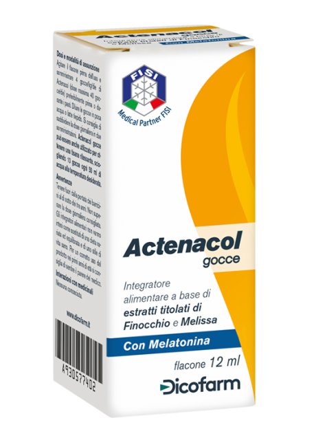 ACTENACOL GOCCE 12 ML CON MELATONINA ACTENACOL GOCCE 12 ML CON MELATONINA