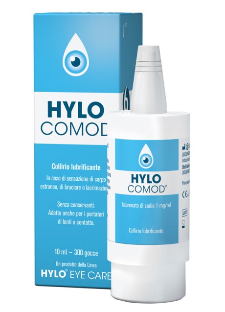 HYLO-COMOD GOCCE OCULARI IALURONATO DI SODIO 0,1%  FLACONCINO 10 ML