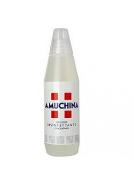 DISINFETTANTE IGIENIZZANTE A BASE DI IPOCLORITO DI SODIO ANTIMICROBICO AD AMPIO SPETTRO D'AZIONE AMUCHINA LIQUIDA 100% 1000 ML