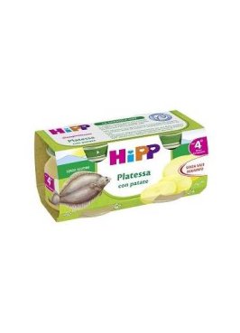 HIPP OMOGENEIZZATO PLATESSA CON PATATE 2X80 G