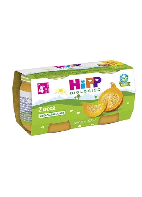 HIPP BIO HIPP BIO OMOGENEIZZATO ZUCCA 2X80 G