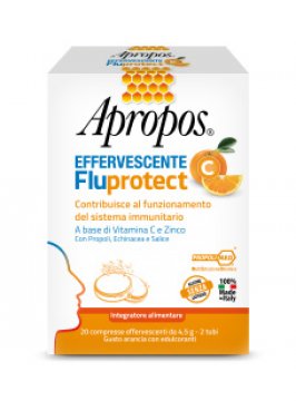 APROPOS FLUPROTECT EFFERVESCENTE C 20 COMPRESSE