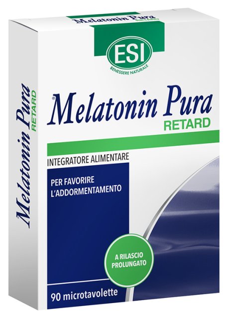 ESI MELATONIN PURA RETARD 90 MICROTAVOLETTE ESI MELATONIN PURA RETARD 90 MICROTAVOLETTE