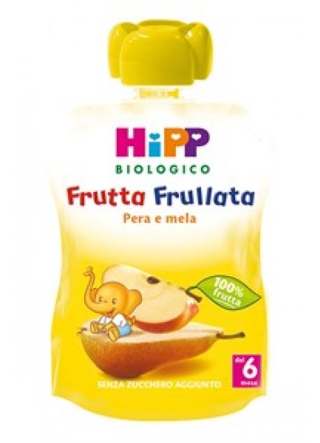 HIPP BIO FRUTTA FRULLATA PERA MELA 90 G