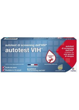 AUTOTEST VIH SCREENING DELL'HIV CONTIENE 1 AUTOTEST + SOLUZIONE + BISTURI + CEROTTO + GARZA + SALVIETTA DISINFETTANTE