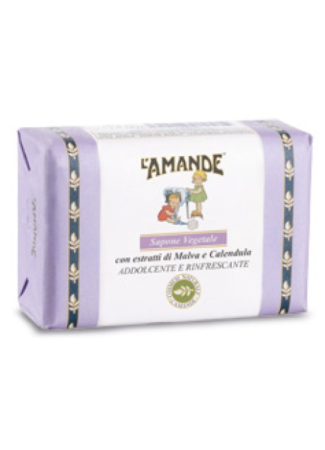 L'AMANDE MARSEILLE SAPONE VEGETALE MALVA/CALENDULA 200 G