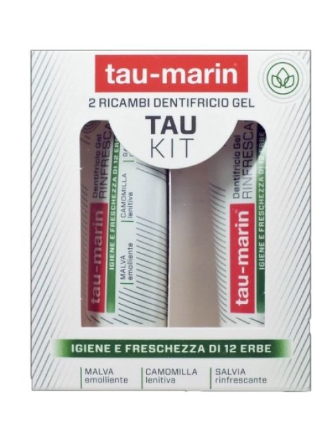 TAU MARIN DENTIFRICIO RINFRESCANTE RICARICA TAU KIT 2X20ML