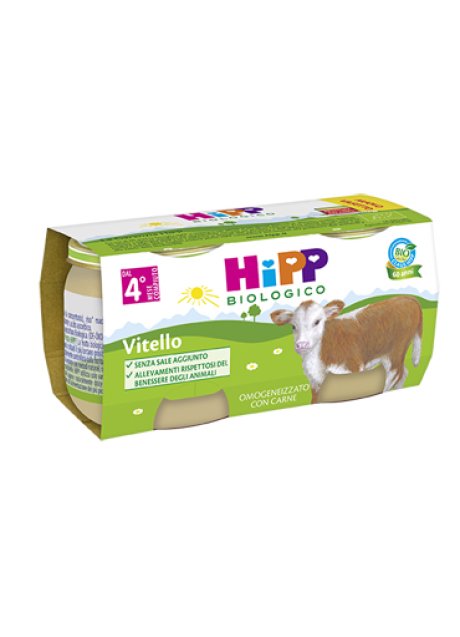 HIPP BIO HIPP BIO OMOGENEIZZATO VITELLO 2X80 G
