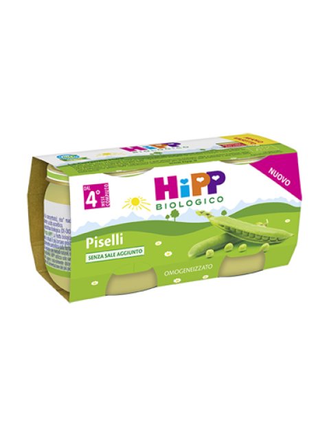 HIPP OMOGENEIZZATO PISELLI 2X80 G