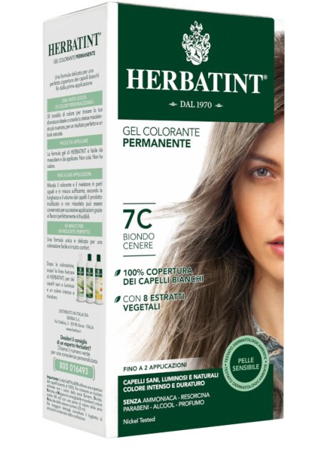HERBATINT 7C BIONDO CENERE 150 ML