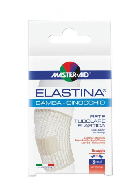 RETE TUBOLARE ELASTICA IPOALLERGENICA MASTER-AID ELASTINA GAMBA/GINOCCHIO 3 MT IN TENSIONE CALIBRO 5 CM