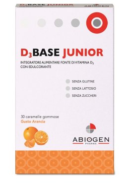 D3BASE JUNIOR 30 CARAMELLE GOMMOSE ARANCIA