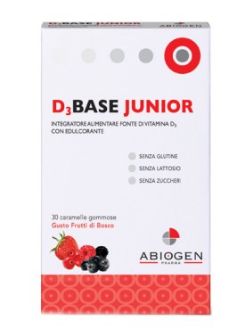 D3BASE JUNIOR 30 CARAMELLE GOMMOSE FRUTTI DI BOSCO