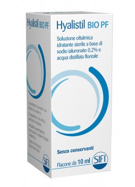 GOCCE OCULARI HA 0,2% E ACQUE DISTILLATE HYALISTIL BIO PF FRUTTI ROSSI 10 ML