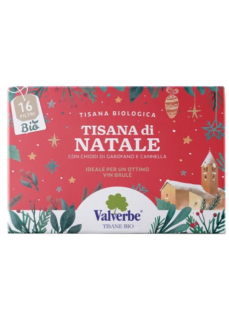 TISANA BIOLOGICA TISANA DI NATALE CON CHIODI DI GAROFANO E CANNELLA 16 FILTRI 24 G