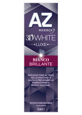 AZ DENT 3D WHITE LUXE BIANCO BRILLANTE 75 ML
