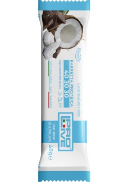 PROLIVE 40 30 30 BARRETTA PROTEICA CIOCCOLATO AL LATTE/COCCO40 G