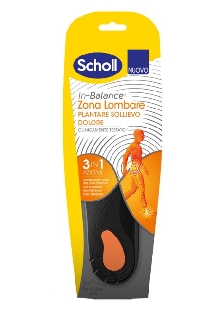 SCHOLL PLANTARE LOMBARE S 2 PEZZI