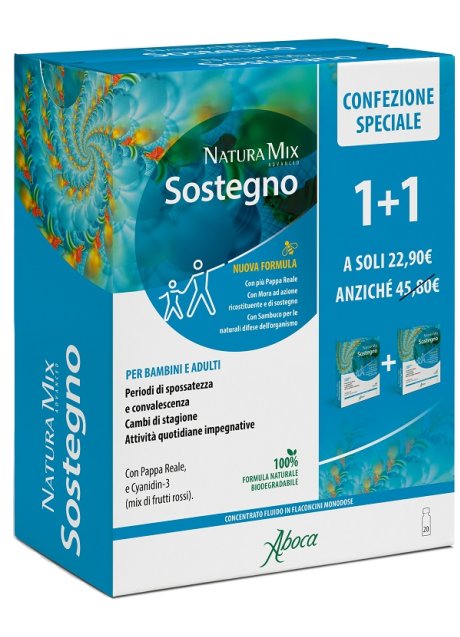 NATURA MIX ADVANCED SOSTEGNO 10 FLACONCINI + 10 FLACONCINI CONFEZIONE SPECIALE