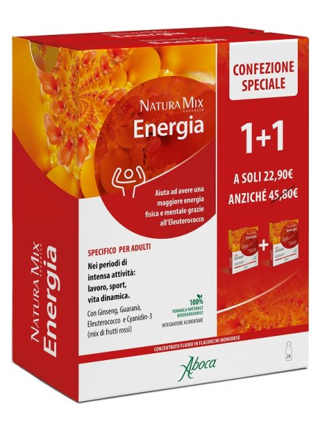 NATURA MIX ADVANCED ENERGIA 10 + 10 FLACONCINI CONFEZIONE SPECIALE