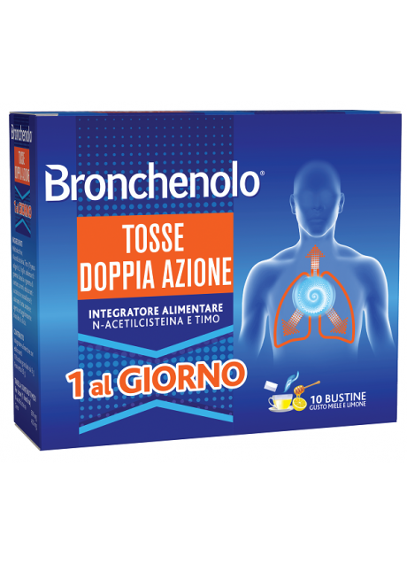 BRONCHENOLO TOSSE DOPPIA AZIONE 10 BUSTINE