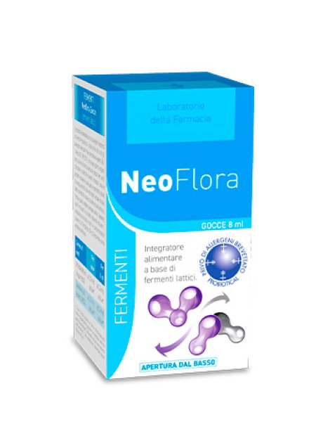 LABORATORIO DELLA FARMACIA NEOFLORA GOCCE 8 ML LINEA FERMENTI