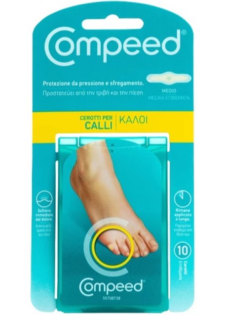 COMPEED CEROTTI PER CALLI MEDIO 10 PEZZI