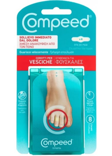 COMPEED CEROTTI PER VESCICHE DITA PIEDI 8 PEZZI