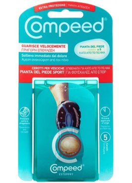 COMPEED CEROTTI PER VESCICHE PIANTA PIEDE SPORT 5 PEZZI