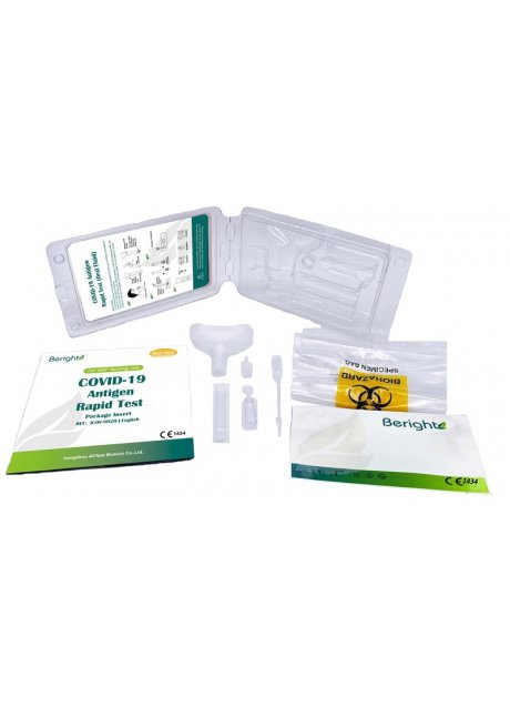 TEST ANTIGENICO RAPIDO COVID-19 ALLTEST AUTODIAGNOSTICO DETERMINAZIONE QUALITATIVA ANTIGENI SARS-COV-2 IN CAMPIONI SALIVARI MEDIANTE IMMUNOCROMATOGRAFIA