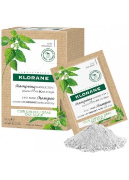 KLORANE SHAMPOO MASCHERA LAVANTE POLVERE ORTICA 8 BUSTINE 3G
