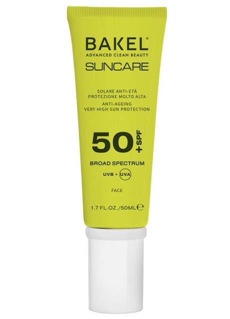 BAKEL SOLARE VISO ANTI ETA' PROTEZIONE ALTA SPF50 50 ML