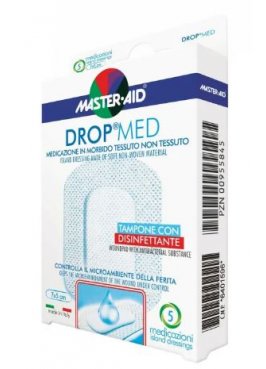 MEDICAZIONE MASTER-AID DROP MED 10 X 10 CM 5 PEZZI