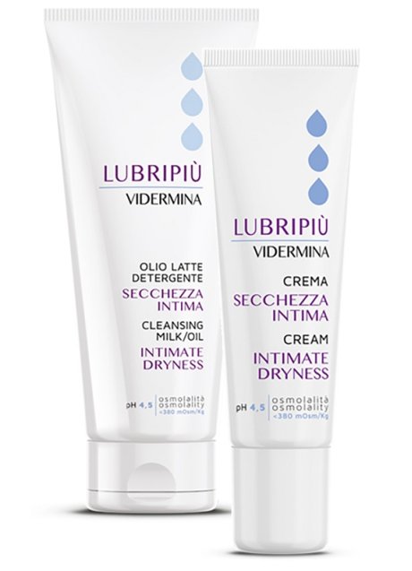 VIDERMINA LUBRIPIU' OLIO LATTE 200 ML + CREMA LUBRIFICANTE 30 ML