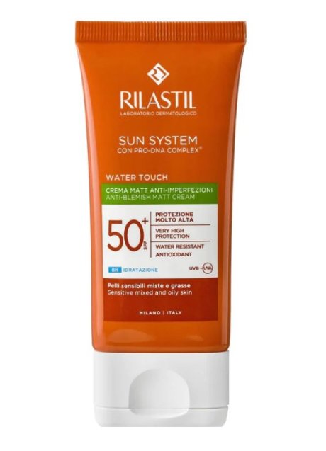 RILASTIL SUN SYSTEM WATER TOUCH MAT CREMA SPF50+ 50 ML