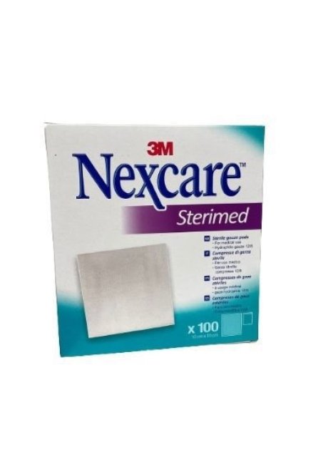 GARZA COMPRESSA STERIMED NEXCARE IN COTONE IDROFILO 20 FILIMULTILINGUAL 100 PEZZI