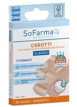 CEROTTO CLASSICO ASSORTITI 20 PEZZI SOFARMAPIU'