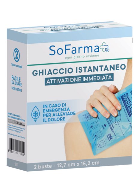 GHIACCIO ISTANTANEO SOFARMAPIU' 2 PEZZI