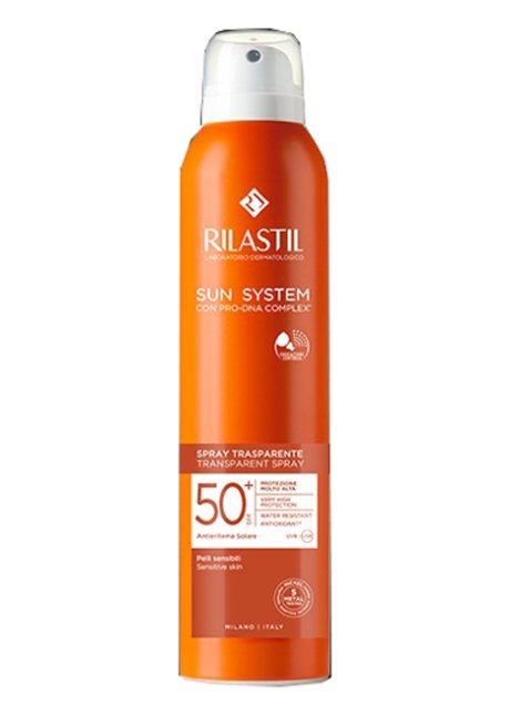 RILASTIL SUN SYSTEM TRASPARENT SPRAY SPF50+ 200 ML