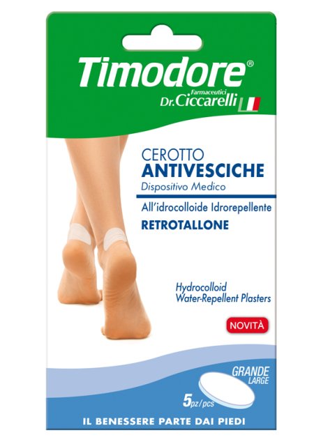 TIMODORE CEROTTO ANTIVESCICHE RETROTALLONE 5 PEZZI